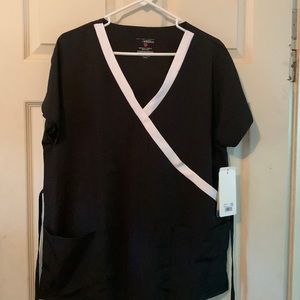 Black Scrub Top